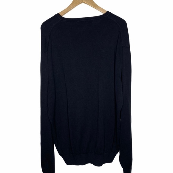 Pronto Uomo V-Neck Argyle Pullover Sweater XLT - Picture 6 of 8